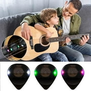 Big Savings! Light-Up Guitar Pick, LED Illuminated Colorful Guitar Plectrum, Auto Glowing Pick for Enhanced Stage Performance, Musician Accessory Deals of The Day Clearance!